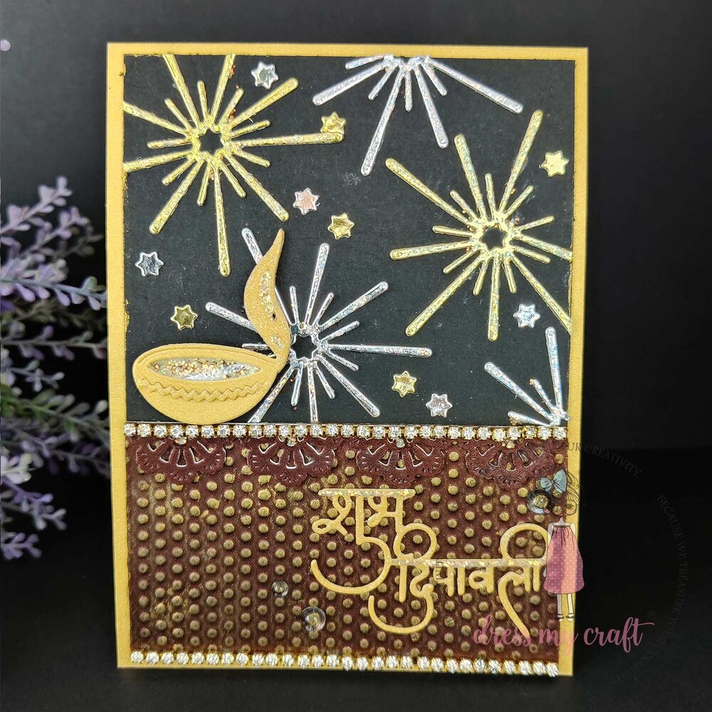 Dress My Craft Cutting Die Border Crochet Lace Border (DMCD2552) (OUTLET)