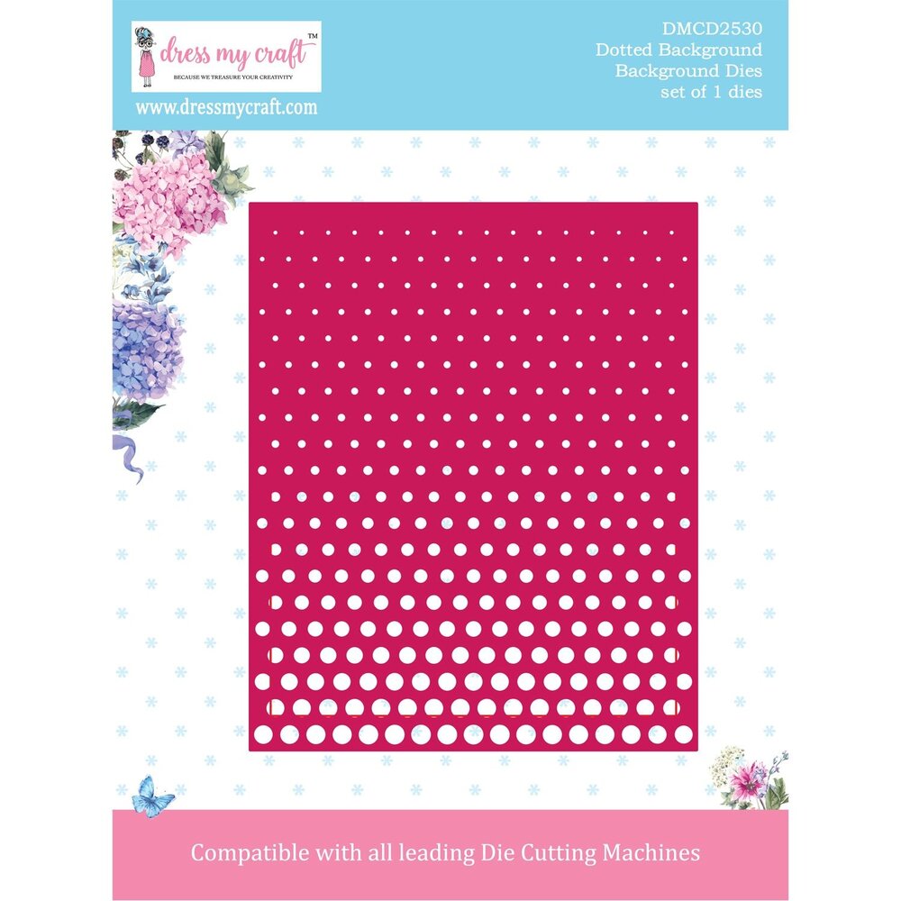 Dress My Craft Cutting Die Background Dotted Background (DMCD2530) (OUTLET) Dress My Craft Cutting Die Background Dotted Background (DMCD2530) (OUTLET)