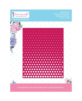 Dress My Craft Cutting Die Background Dotted Background (DMCD2530) (OUTLET) Dress My Craft Cutting Die Background Dotted Background (DMCD2530) (OUTLET)