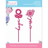 Dress My Craft Cutting Die Sentiment Floral Sentiments Wish & Hope (DMCD1837) (OUTLET)