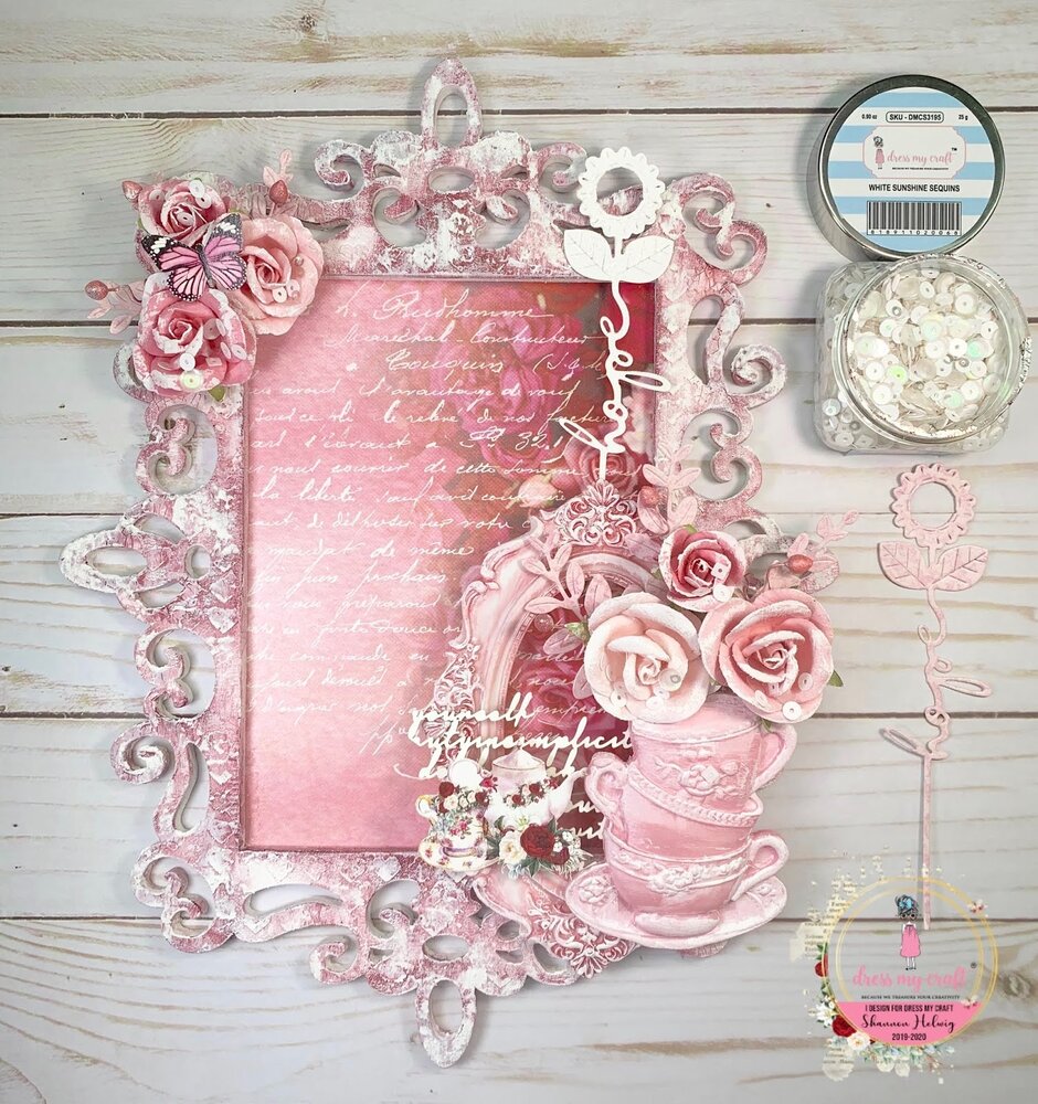 Dress My Craft Cutting Die Sentiment Floral Sentiments Wish & Hope (DMCD1837) (OUTLET) Dress My Craft Cutting Die Sentiment Floral Sentiments Wish & Hope (DMCD1837) (OUTLET)