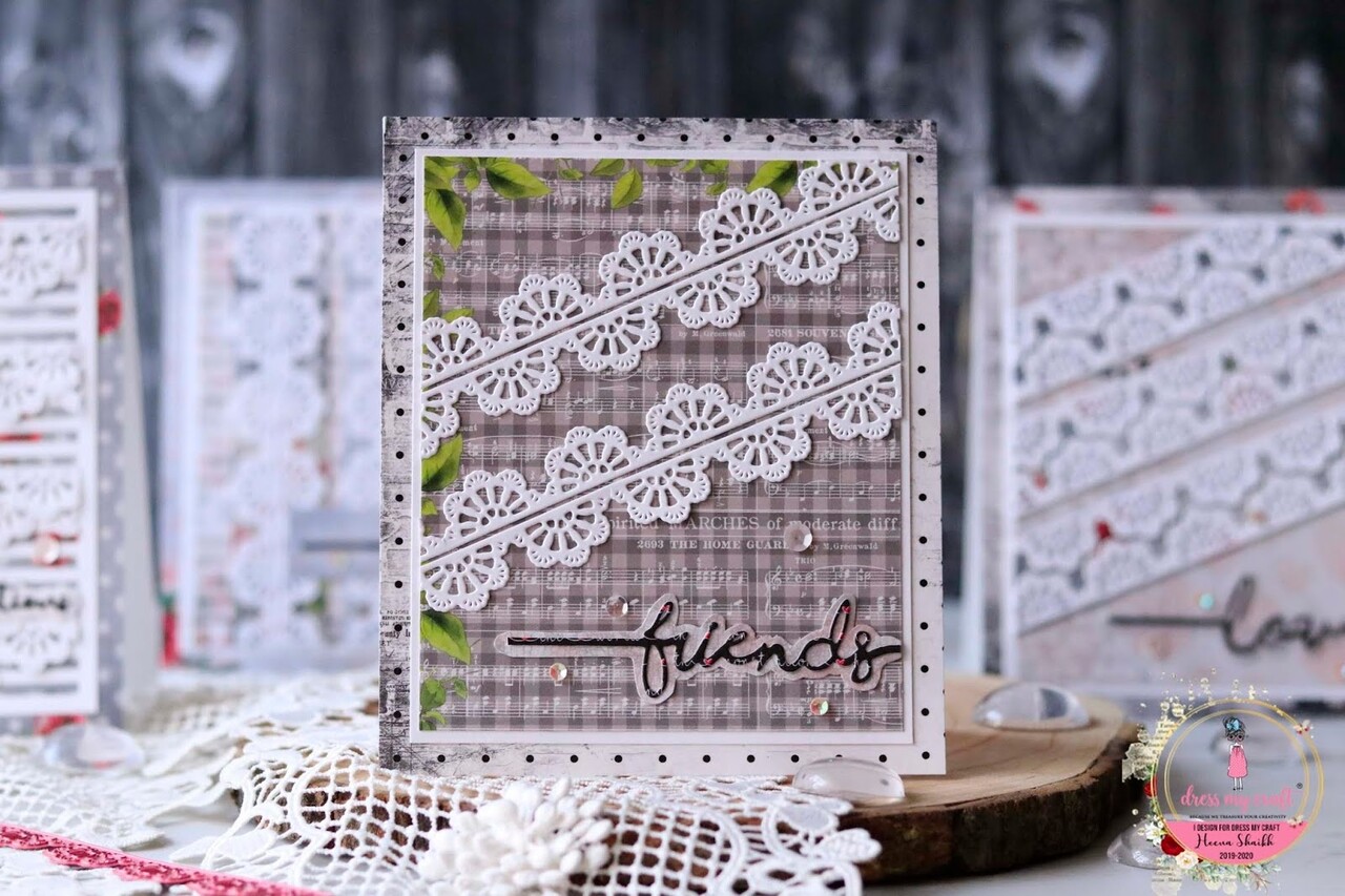 Dress My Craft Cutting Die Sentiment Floral Sentiments Friends & Peace (DMCD1793) (OUTLET) Dress My Craft Cutting Die Sentiment Floral Sentiments Friends & Peace (DMCD1793) (OUTLET)