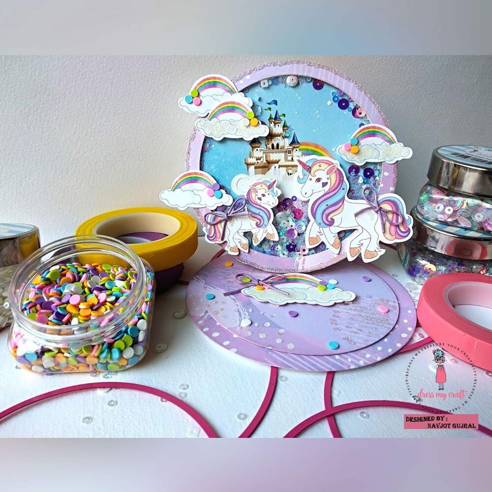 Dress My Craft Magical Unicorn 12x12 Inch Paper Pad (DMCP1838) (OUTLET) Dress My Craft Magical Unicorn 12x12 Inch Paper Pad (DMCP1838) (OUTLET)