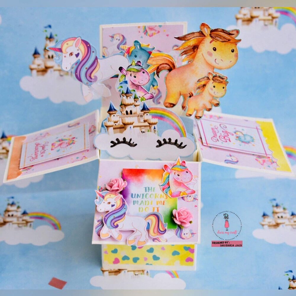 Dress My Craft Magical Unicorn 12x12 Inch Paper Pad (DMCP1838) (OUTLET) Dress My Craft Magical Unicorn 12x12 Inch Paper Pad (DMCP1838) (OUTLET)