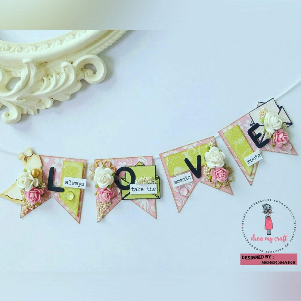 Dress My Craft Whimsical Hues 12x12 Inch Paper Pad (DMCP1684) (OUTLET)