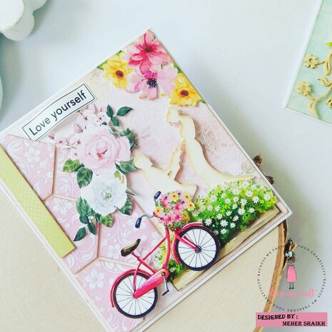 Dress My Craft Whimsical Hues 12x12 Inch Paper Pad (DMCP1684) (OUTLET)