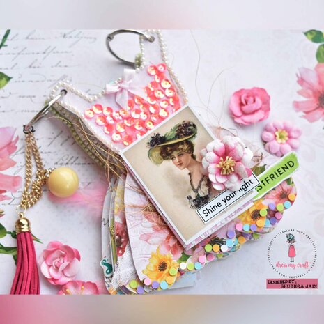 Dress My Craft Whimsical Hues 12x12 Inch Paper Pad (DMCP1684) (OUTLET)