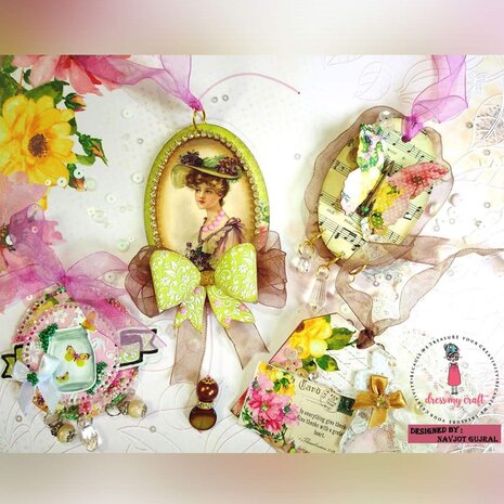 Dress My Craft Whimsical Hues 12x12 Inch Paper Pad (DMCP1684) (OUTLET)