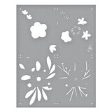 Spellbinders Hello Blooms Stencil (STN-063) (OUTLET)