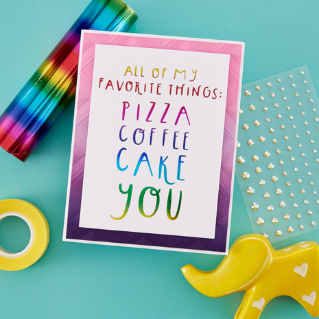 Spellbinders All of My Favorite Things Glimmer Hot Foil Plate (GLP-405) (OUTLET) Spellbinders All of My Favorite Things Glimmer Hot Foil Plate (GLP-405) (OUTLET)