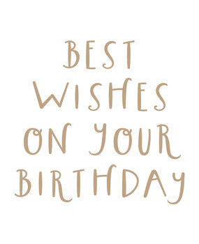 Spellbinders Best Wishes on Your Birthday Glimmer Hot Foil Plate (GLP-404) (OUTLET)