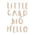 Little Card Big Hello Glimmer Hot Foil Plate (GLP-402) (OUTLET) Little Card Big Hello Glimmer Hot Foil Plate (GLP-402) (OUTLET)