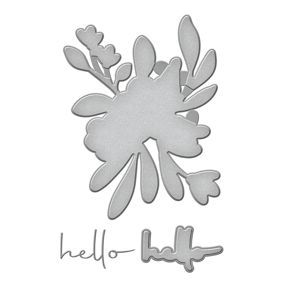 Spellbinders Hello Blooms Stencil & Die Bundle (BD-0763) (OUTLET) Spellbinders Hello Blooms Stencil & Die Bundle (BD-0763) (OUTLET)