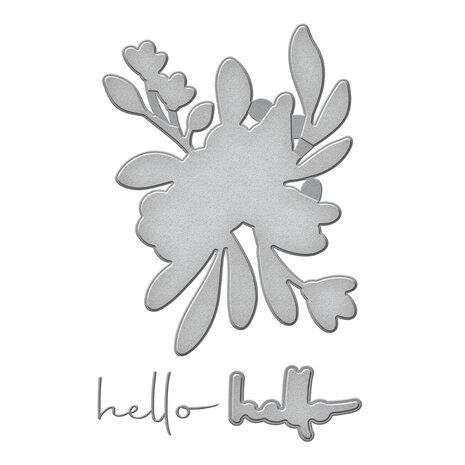 Spellbinders Hello Blooms Stencil & Die Bundle (BD-0763) (OUTLET) Spellbinders Hello Blooms Stencil & Die Bundle (BD-0763) (OUTLET)