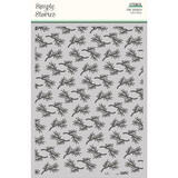 Simple Stories Trail Mix Stencil Pine Branch (20327) (DISCONTINUED)