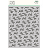 Simple Stories Trail Mix Stencil Pine Branch (20327) (DISCONTINUED)