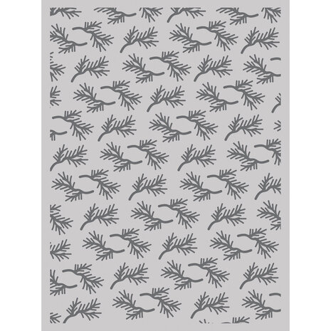 Simple Stories Trail Mix Stencil Pine Branch (20327) (DISCONTINUED)