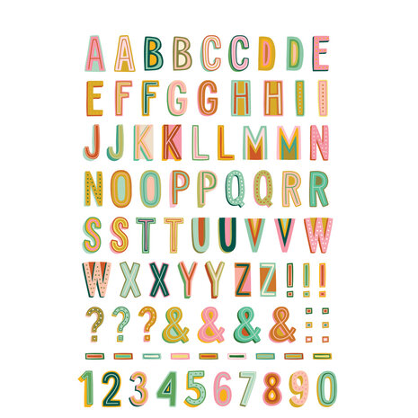 Simple Stories Trail Mix Sticker Book (439pcs) (20321) (DISCONTINUED)