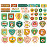 Simple Stories Trail Mix Patches Bits (46pcs) (20320) (DISCONTINUED)