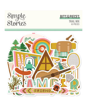 Simple Stories Trail Mix Bits & Pieces (63pcs) (20318) (DISCONTINUED)