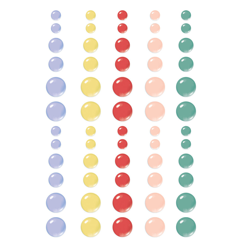 Simple Stories The Little Things Glossy Enamel Dots (60pcs) (20225) (DISCONTINUED) Simple Stories The Little Things Glossy Enamel Dots (60pcs) (20225) (DISCONTINUED)