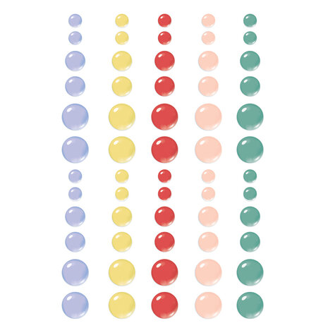 Simple Stories The Little Things Glossy Enamel Dots (60pcs) (20225) (DISCONTINUED) Simple Stories The Little Things Glossy Enamel Dots (60pcs) (20225) (DISCONTINUED)