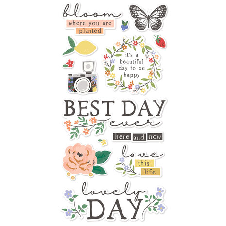 Simple Stories The Little Things Foam Stickers (25pcs) (20223) (DISCONTINUED)