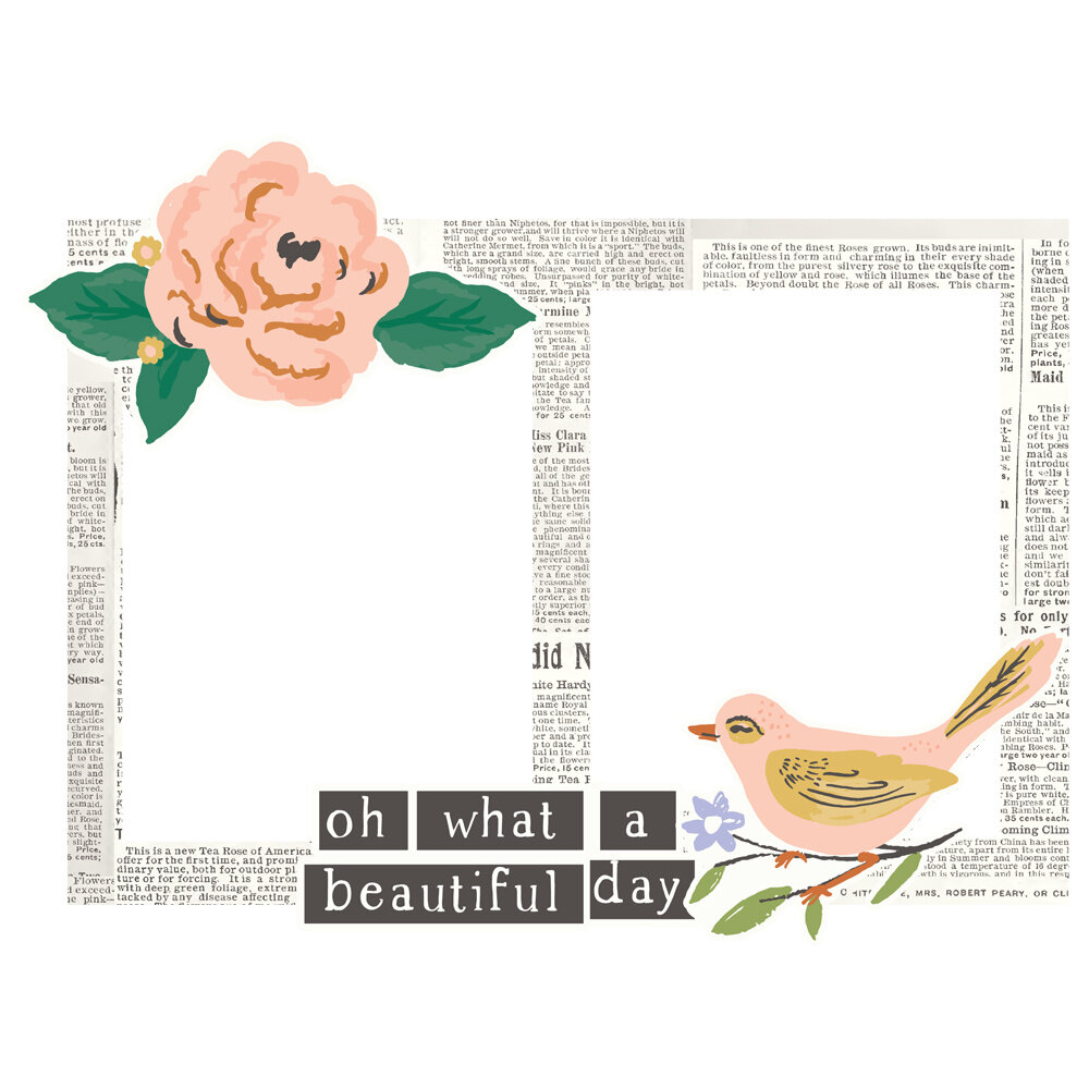 Simple Stories The Little Things Chipboard Frames (6pcs) (20222) (DISCONTINUED)