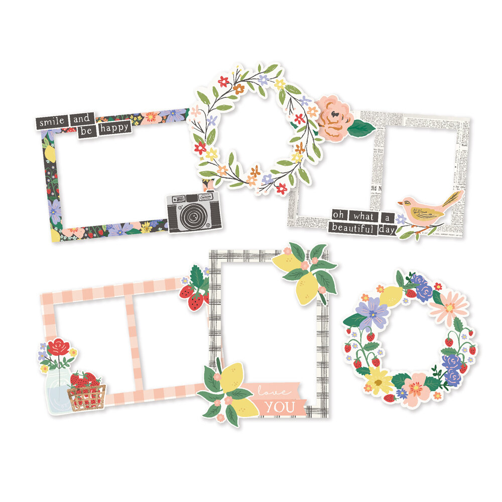 Simple Stories The Little Things Chipboard Frames (6pcs) (20222) (DISCONTINUED)