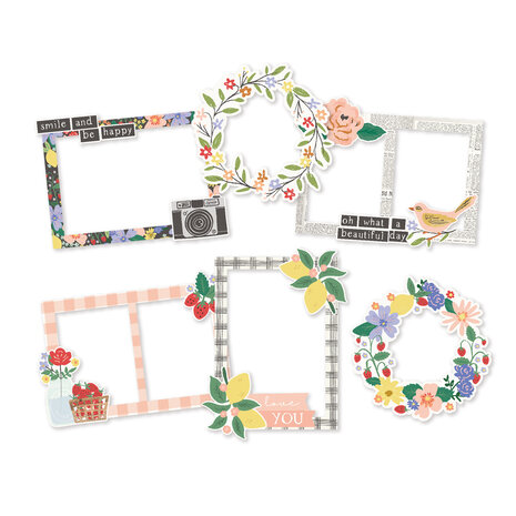 Simple Stories The Little Things Chipboard Frames (6pcs) (20222) (DISCONTINUED)