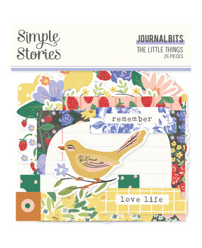 Simple Stories The Little Things Journal Bits (26pcs) (20219) (DISCONTINUED)