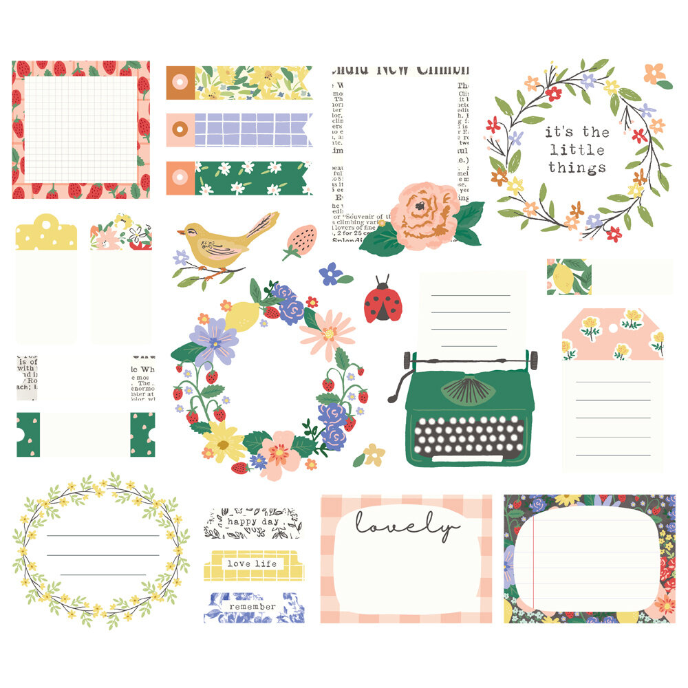 Simple Stories The Little Things Journal Bits (26pcs) (20219) (DISCONTINUED)
