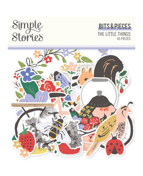 Simple Stories The Little Things Bits & Pieces (45pcs) (20218) (DISCONTINUED)