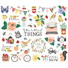 Simple Stories The Little Things Bits & Pieces (45pcs) (20218) (DISCONTINUED)