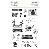 Simple Stories The Little Things Clear Stamps (16pcs) (20216) (DISCONTINUED)