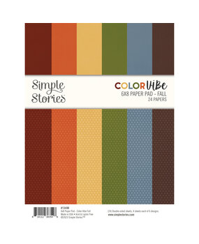 Simple Stories Color Vibe 6x8 Inch Paper Pad Fall (13498) (DISCONTINUED) Simple Stories Color Vibe 6x8 Inch Paper Pad Fall (13498) (DISCONTINUED)