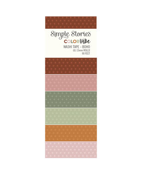Simple Stories Color Vibe Washi Tape Boho (13484) (DISCONTINUED)