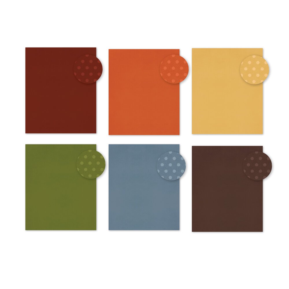 Simple Stories Color Vibe 6x8 Inch Paper Pad Fall (13498) (DISCONTINUED)