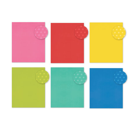 Simple Stories Color Vibe 6x8 Inch Paper Pad Summer (13497) (DISCONTINUED)