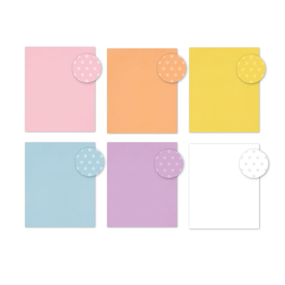 Simple Stories Color Vibe 6x8 Inch Paper Pad Spring (13496) (DISCONTINUED)