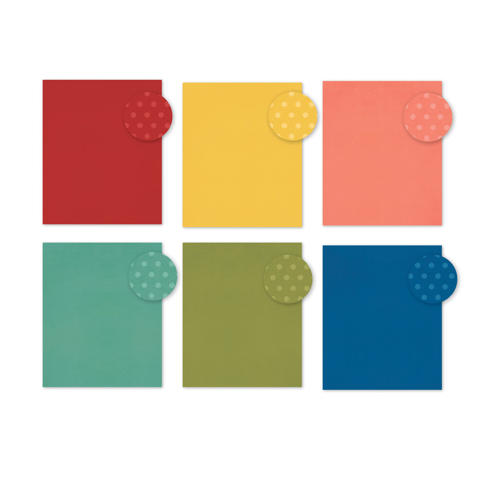 Simple Stories Color Vibe 6x8 Inch Paper Pad Bolds (13495) (DISCONTINUED)