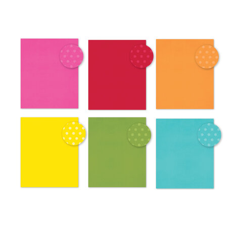 Simple Stories Color Vibe 6x8 Inch Paper Pad Brights (13492) (DISCONTINUED)