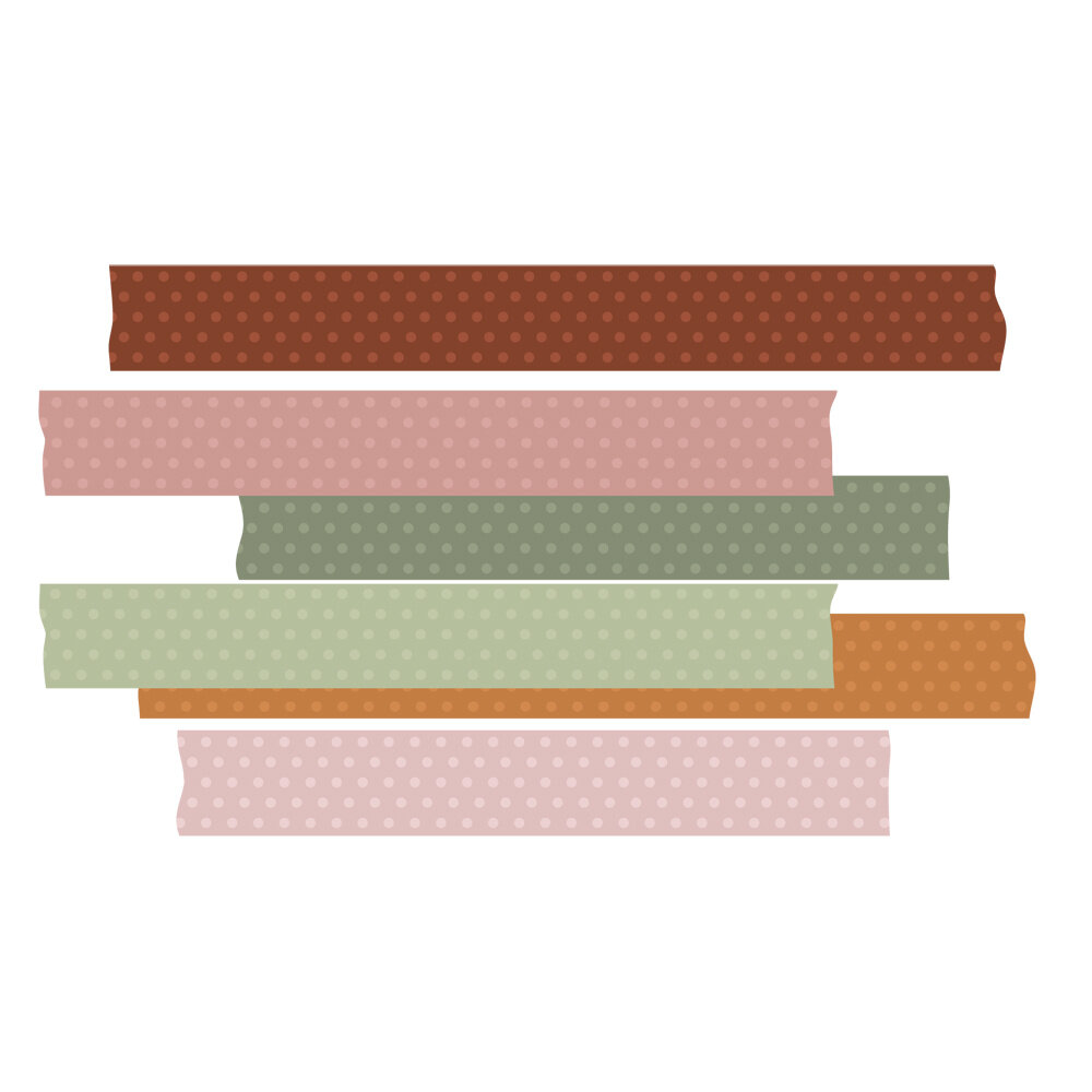 Simple Stories Color Vibe Washi Tape Boho (13484) (DISCONTINUED)
