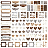 Simple Stories Color Vibe Chipboard Bits Woods (120pcs) (13486) (DISCONTINUED)