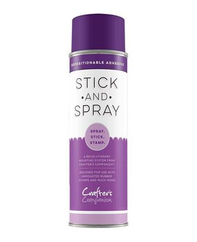 Crafter's Companion Stick and Spray Mounting Adhesive - Purple Can (STK-SPR)