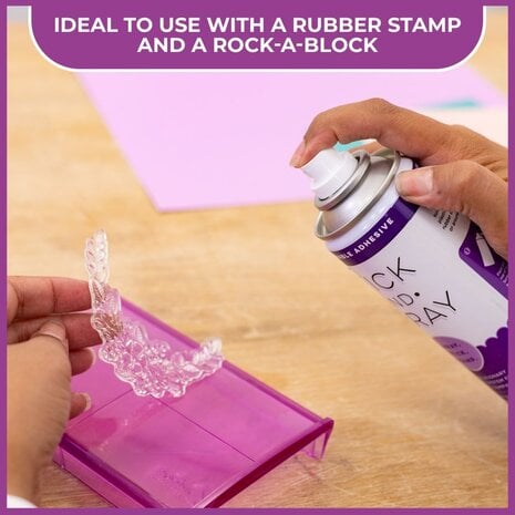 Crafter's Companion Stick and Spray Mounting Adhesive - Purple Can (STK-SPR) Crafter's Companion Stick and Spray Mounting Adhesive - Purple Can (STK-SPR)
