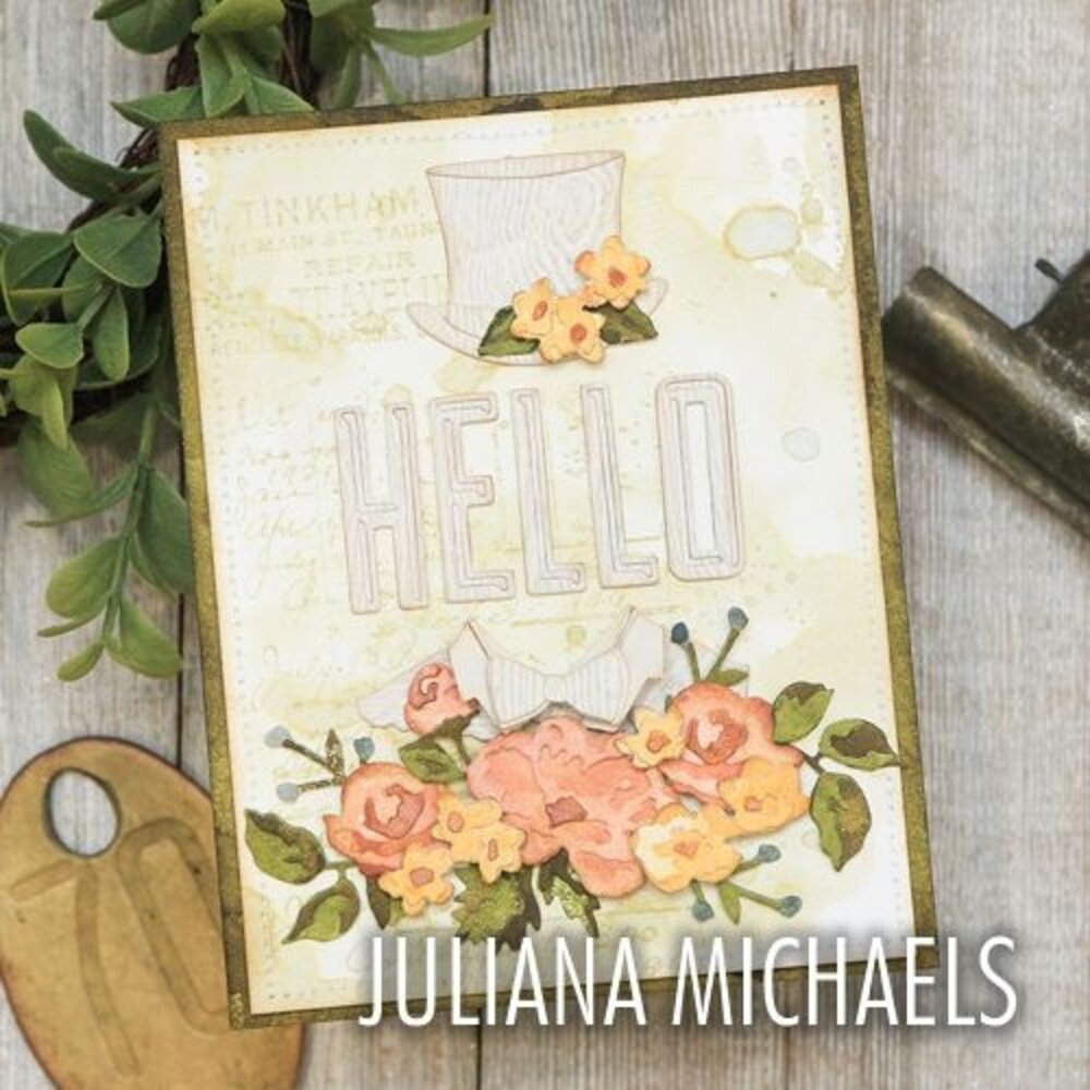 Sizzix Thinlits Die by Tim Holtz Brushstroke Flowers Mini (14pcs) (666284) Sizzix Thinlits Die by Tim Holtz Brushstroke Flowers Mini (14pcs) (666284)