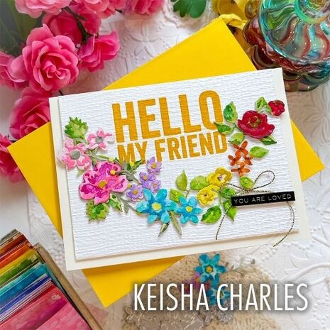 Sizzix Thinlits Die by Tim Holtz Brushstroke Flowers Mini (14pcs) (666284) Sizzix Thinlits Die by Tim Holtz Brushstroke Flowers Mini (14pcs) (666284)