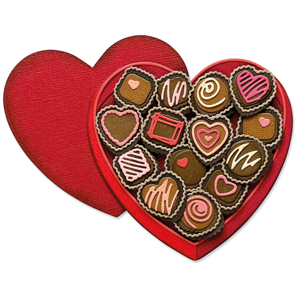 Sizzix Thinlits Colorize by Tim Holtz True Love (24pcs) (666290)