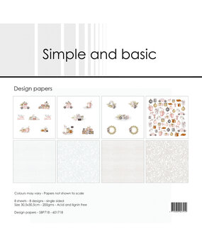 Simple and Basic Cozy Christmas 12x12 Inch Paper Pack (SBP718) (DISCONTINUED) Simple and Basic Cozy Christmas 12x12 Inch Paper Pack (SBP718) (DISCONTINUED)